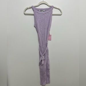 FOREVER21 Knit Dress, Heather Lavender Midi Dress.